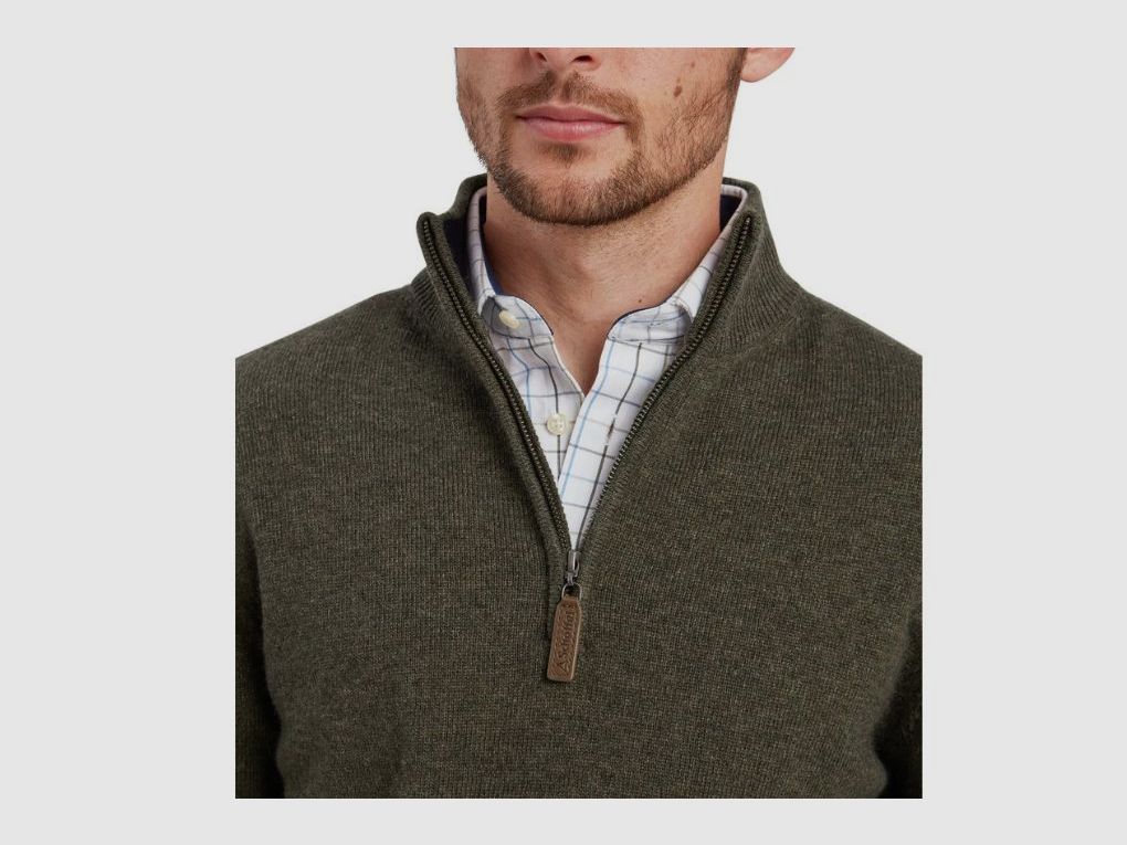 SCHÖFFEL Calton Cotton Cashmere Quarter Zip Jumper, Bild 2 von 3