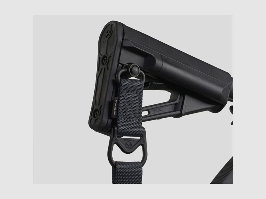 MAGPUL QD-Adapter MS1/MS3 kompatibel mit Paraclip zur Umwandlung von 2 auf 1 Punkt (grau), Bild 3 von 6