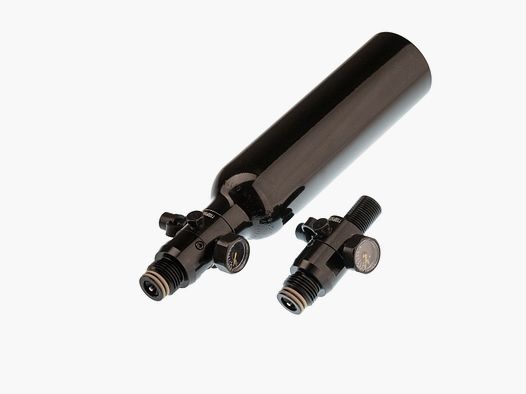0,2 LITER Flasche inkl. 1100 PSI Regulator | 200 BAR/3000 PSI | HDR50 | HDP50 | HDS68 | HDX68 | HDR68 | Valken Milsig M17