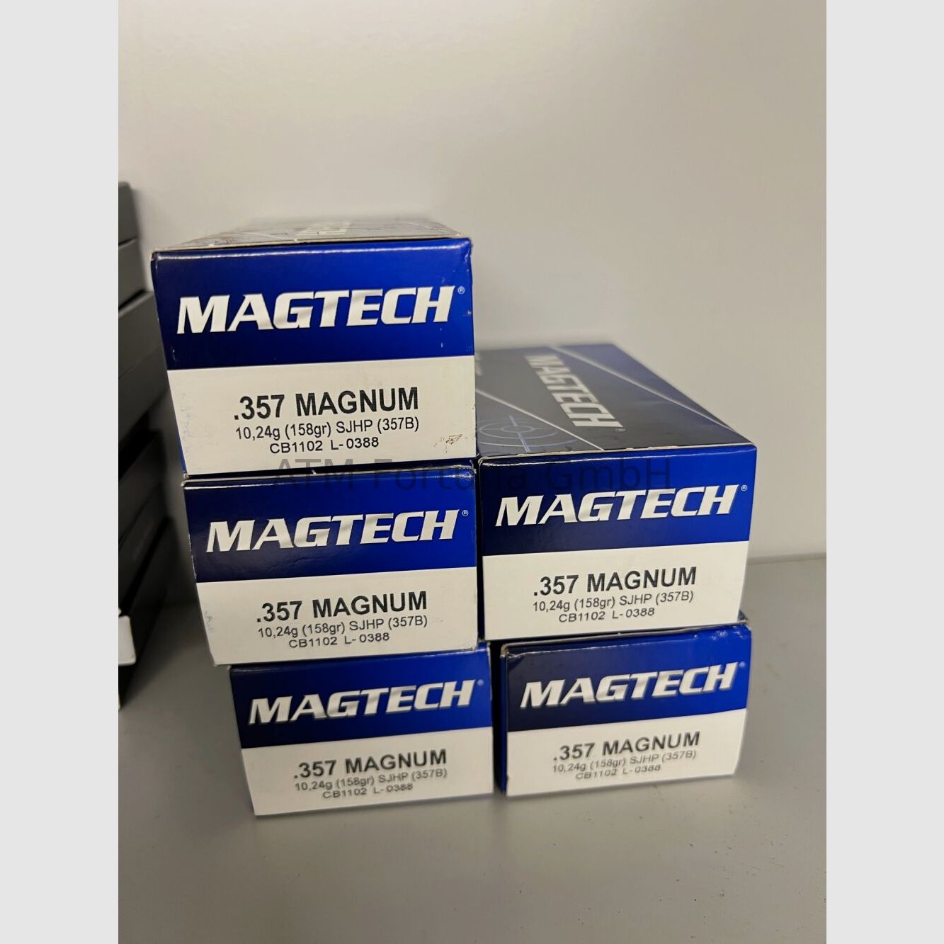 Magtech Standard .357 Mag SJHP 158 grs revolver cartridges