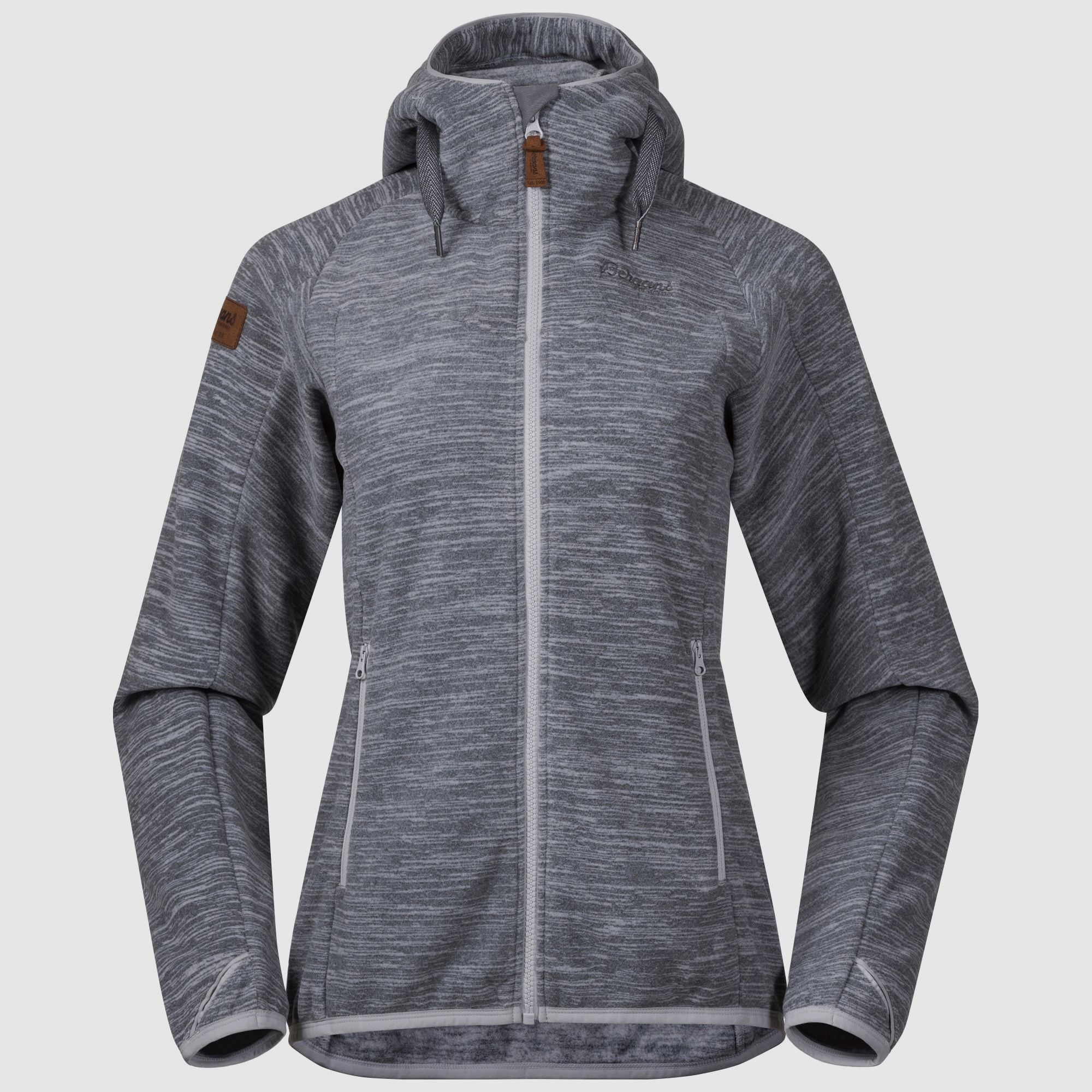 Bergans Hareid Fleece W Jacket Kobiety Aluminium S