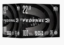 Federal Black Pack .22 l.r. Piombo HP 36 gr a"1100 pezzi