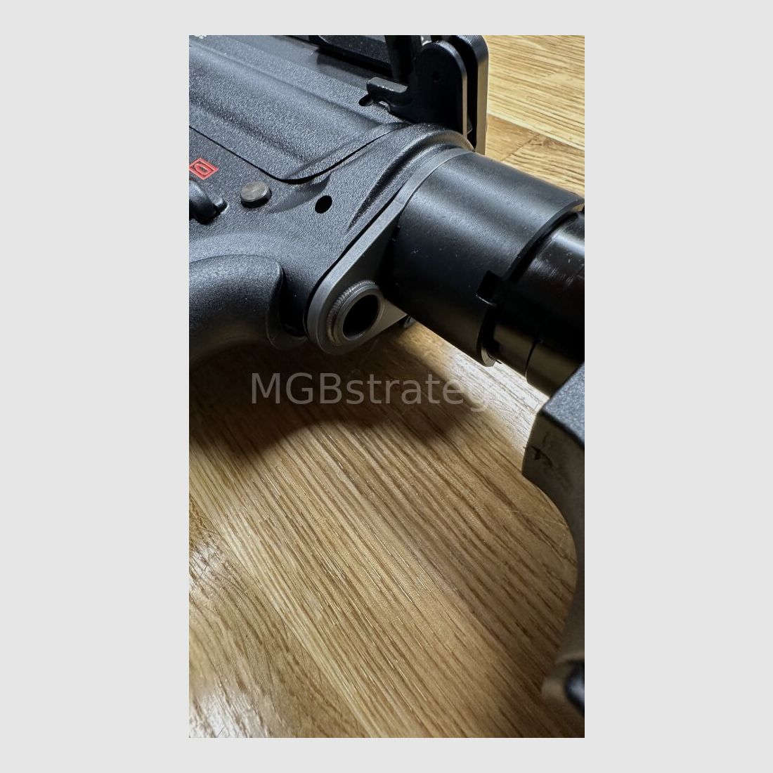 Heckler & Koch MR223 A3 Slim-Line 16,5" Lauf - halbautom. Büchse .223Rem sportlich zugelassen! - Das zivile H&K 416 - mit Original H&K Abzugs- und Schlagstück Pin mit extra Sicherung wie bei G95K + Original H&K QD End-Plate (doppelt neu verstemmt, siehe Foto)