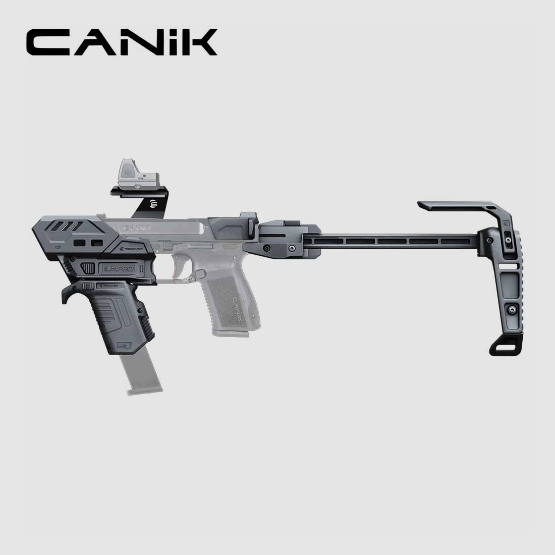 Recover S-PRO Full Kit für Canik TP9 SF Elite, TP9 SF Elite S & Mete SF, Black
