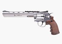 Dan Wesson 8" Silver 4.5mm BB - Compressed Air Co2