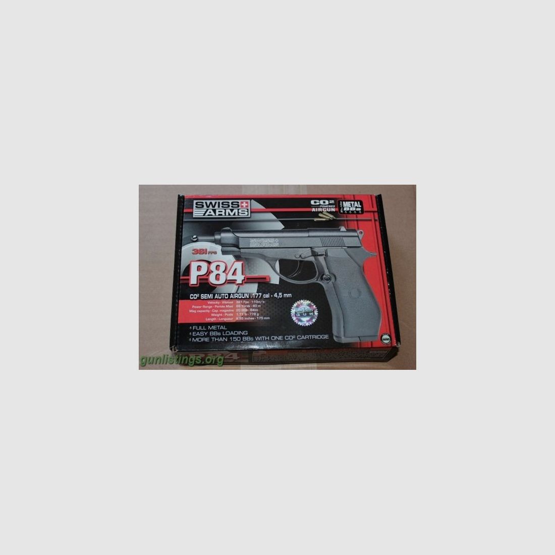 SWISS ARMS PISTOLA LIB V 84 FS
