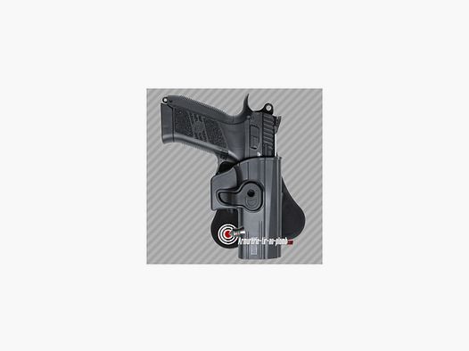 Holster for CZ P07 and P09 in molded black polymer