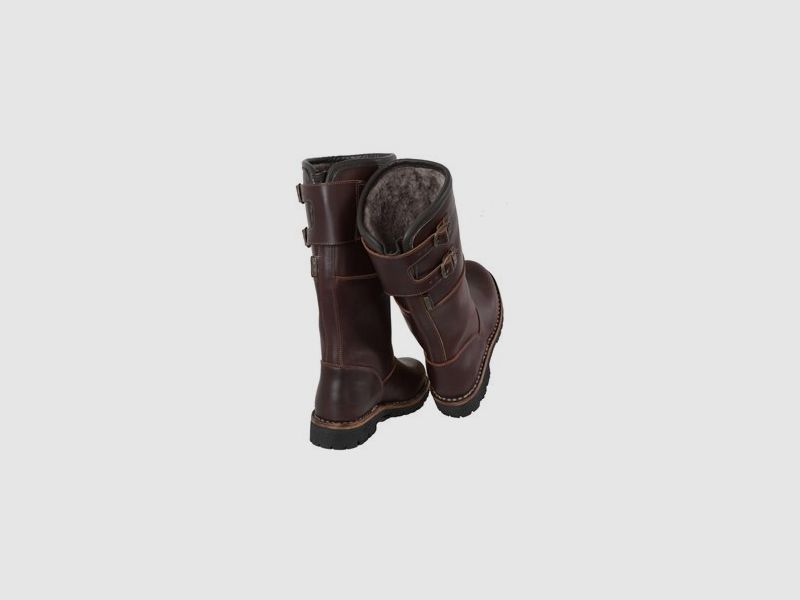 Reykjavik brown Nubuck wool zipp, afbeelding 2 van 3