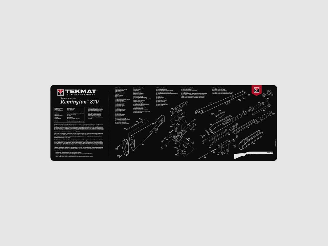 TEKMAT REMINGTON 870 TAPPETINO