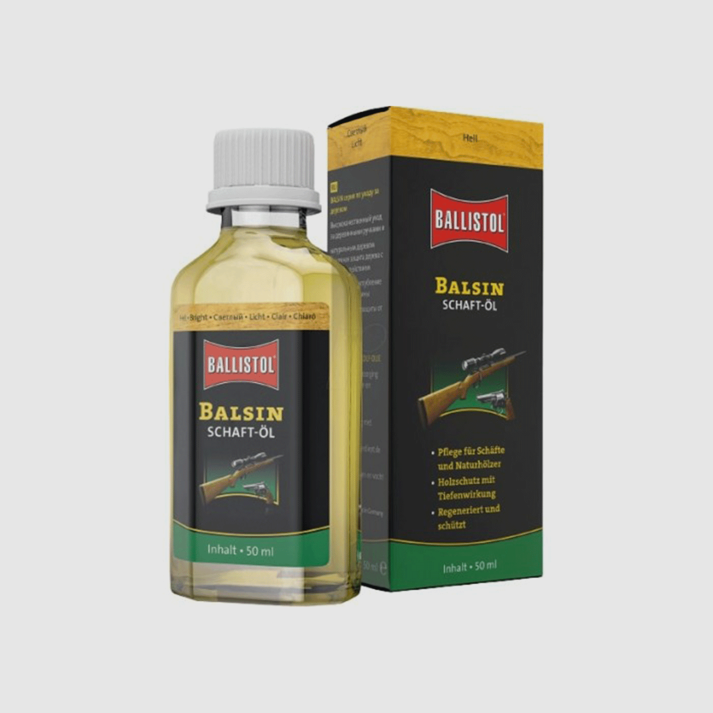 BALLISTOL – BALSIN STOCKÖL IMPREGNIERÖL HELLER SCHAFT 50 ml