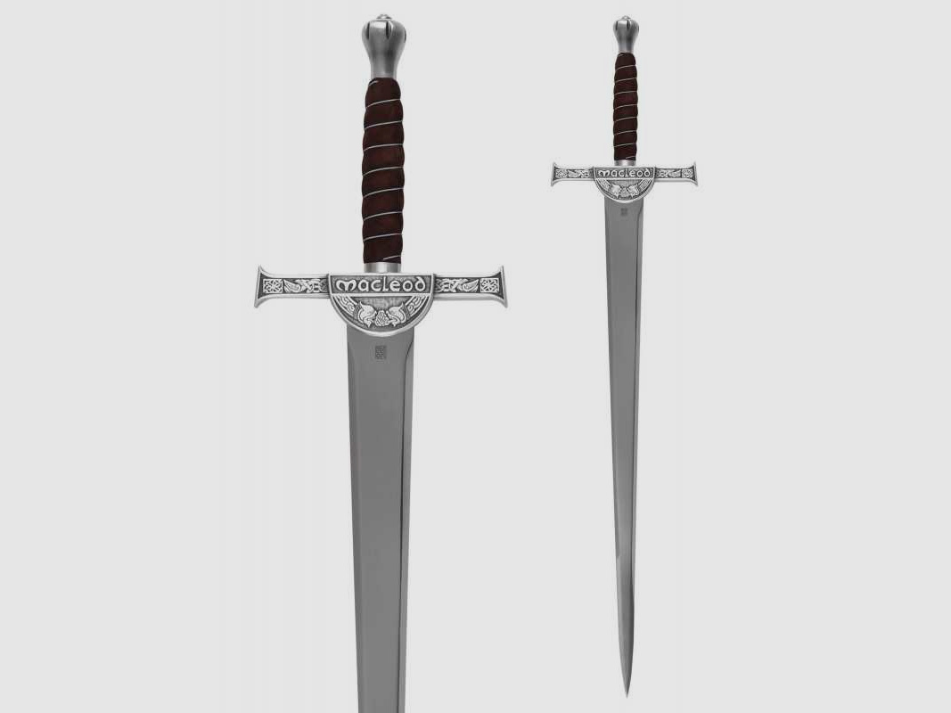 Lizenziertes Schwert des Connor MacLeod aus dem Film Highlander, Marto