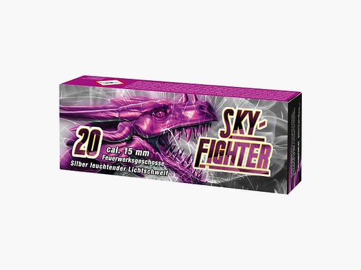 Sky Fighter 20er - scia di luce argento