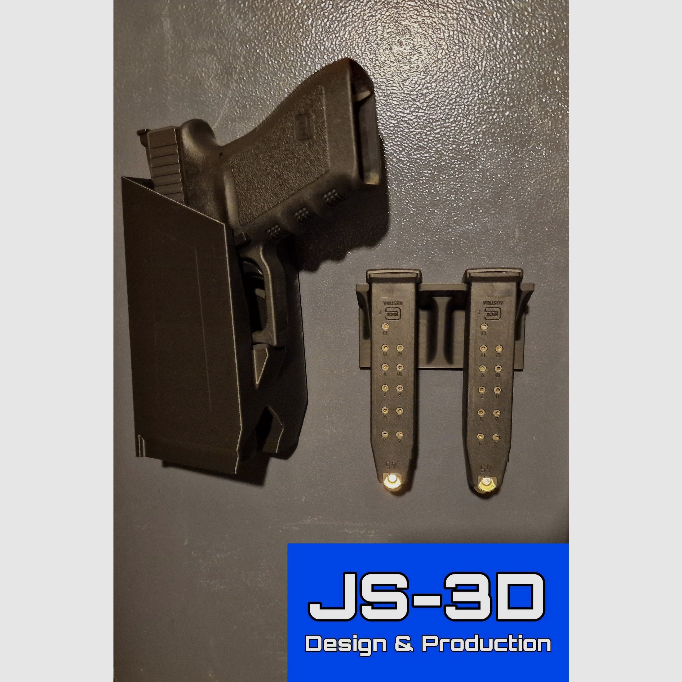 Magazinhalter für z.B. Glock, HK, AR-15 usw.