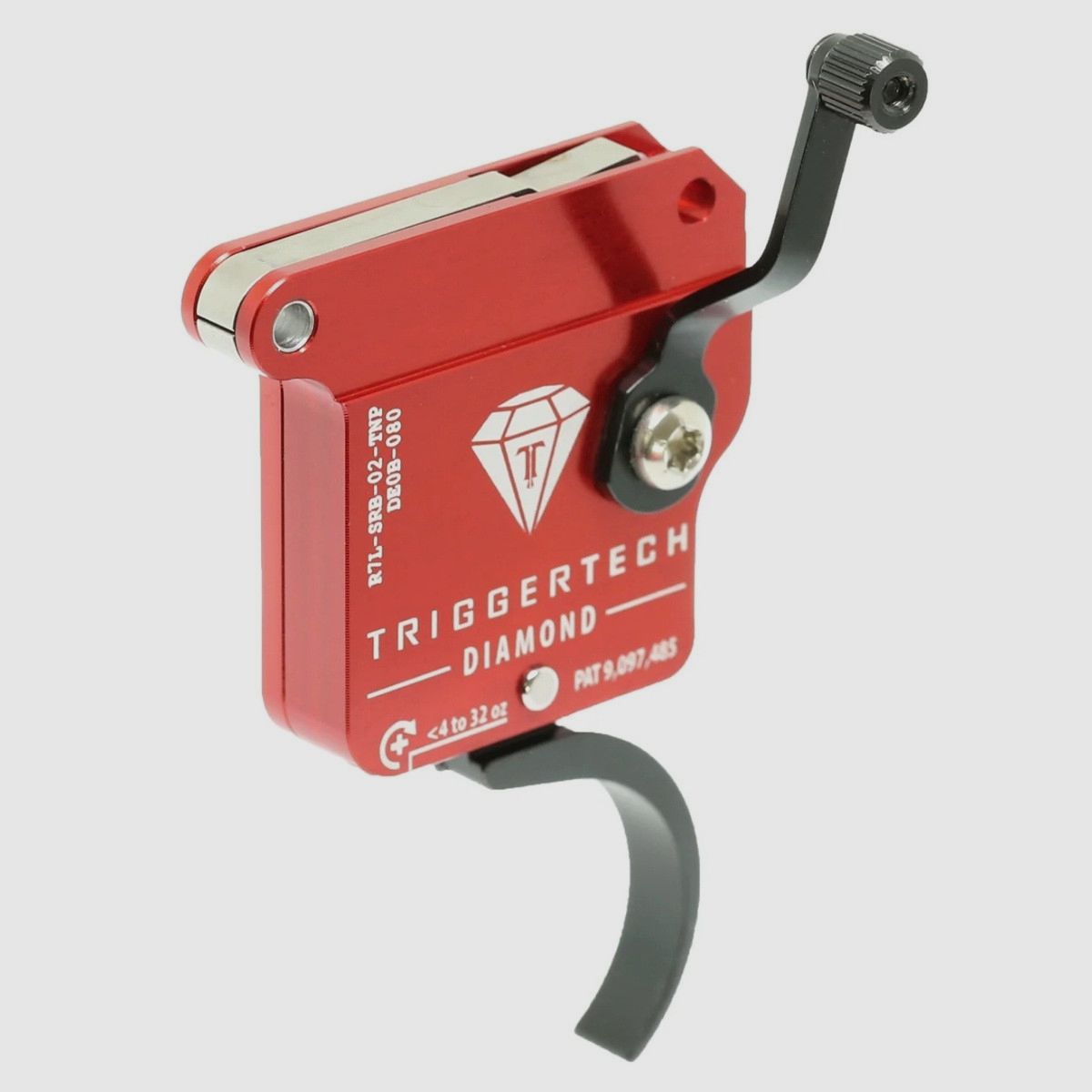 Triggertech – Meccanismo di scatto Rem700 Diamond – PRO Curved – PVD Black – Single Stage – LH – R7L-SRB-02-TNP, immagine 4 di 11