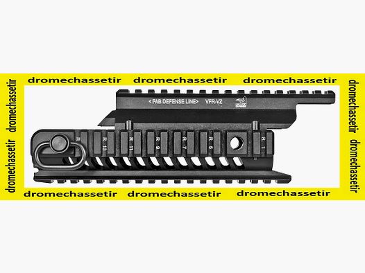 Garde main a 4 Rails picatinny pour VZ58 en aluminium, couleur NOIR, FAB DEFENSE