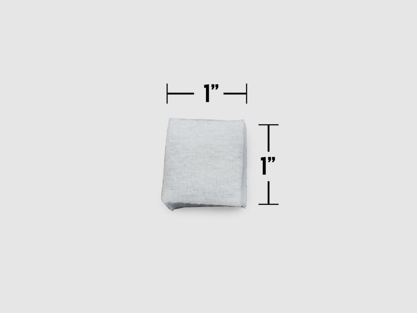Tampons de nettoyage Shooter's Choice 1" (100% coton) - 500 pièces (SHF-914-500)