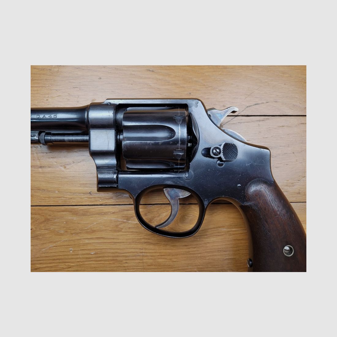Revolver leggendario Smith&Wesson 1917 – 45 ACP – US PROPERTY – 1a serie – Condizione da museo, immagine 4 di 30