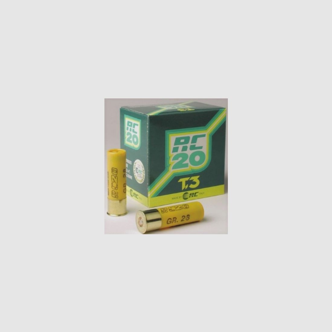 RC Patronen RC20 T3 Kal.20 gr.28 pb.7,5