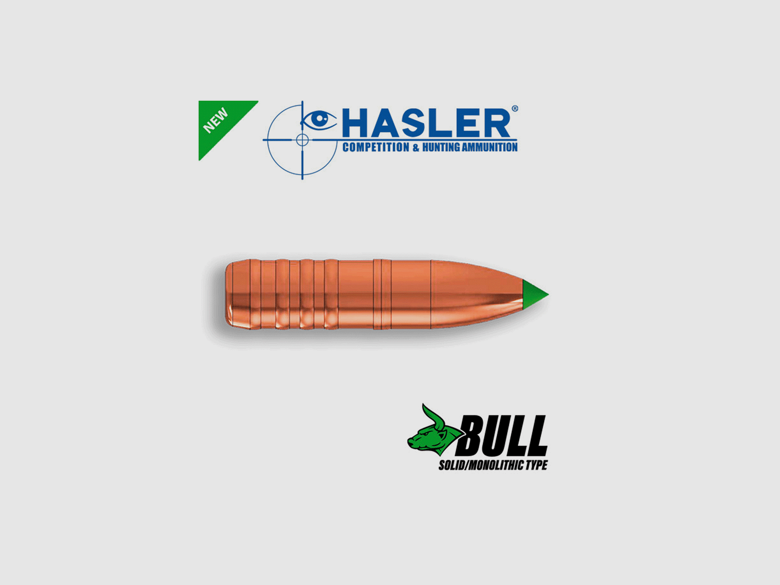 HASLER – OGIVA BULL kal. 7 (.284) 139 grn CB 0,440 – 5 pierścieni (50 szt)