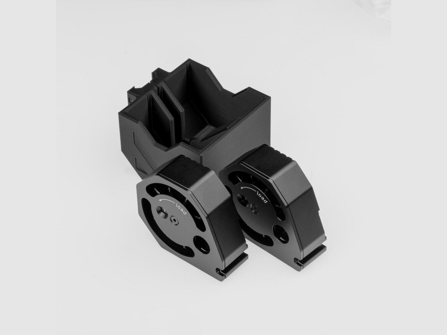 Bundle – MAG HOLDER | DOUBLE + Magazin AEA MEGALODON | CNC - ALUMINIUM | Cal.50 | 10 Schuss