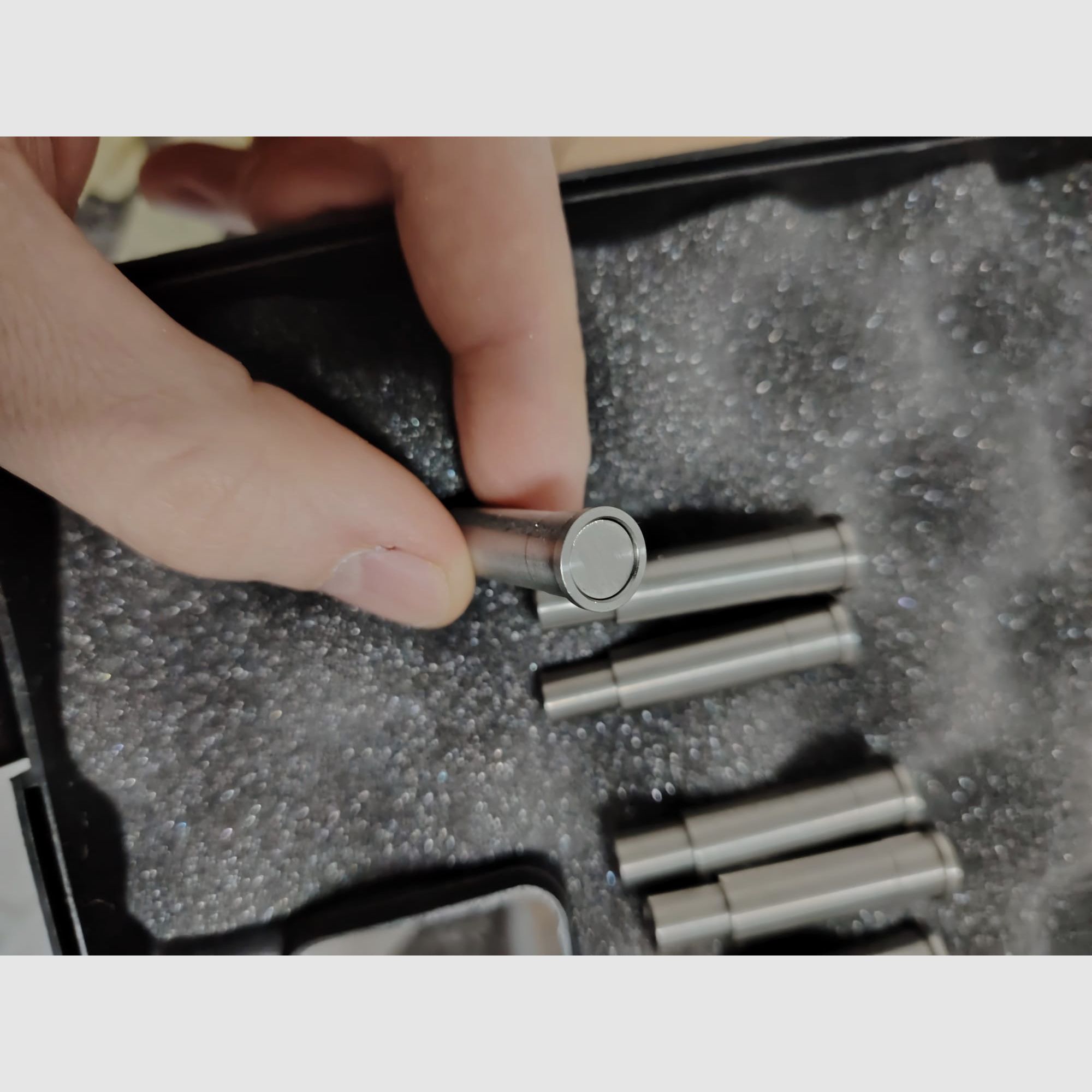 Cuno Melcher ME (Weihrauch) Single Action Army SAA LEP Revolver | 5,5 mm / .22 | inkl. Ersatzteil-Set und 6 Edelstahl Dummy Hülsen / Trainingshülsen | NEU & OVP