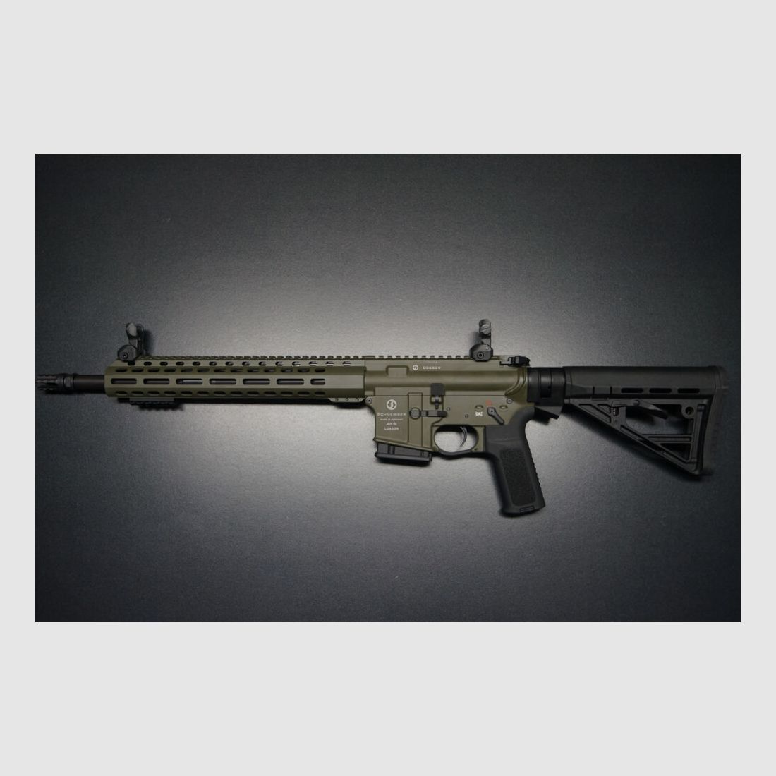 Schmeisser AR15 M4FL Cerakote OD Green 14,5" .223Rem