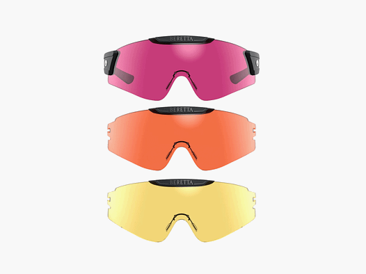 OCCHIALI – BERETTA – INTERMASK EYEGLASSES Orange & Magenta & Yellow
