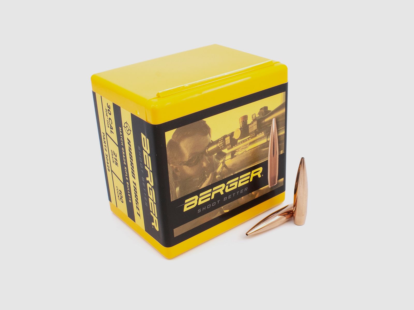 Proiettile Berger .30 Hybrid Target 215GR 100 Pezzi