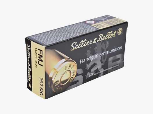 Sellier & Bellot .357 SIG FMJ 139grs / 9,0g