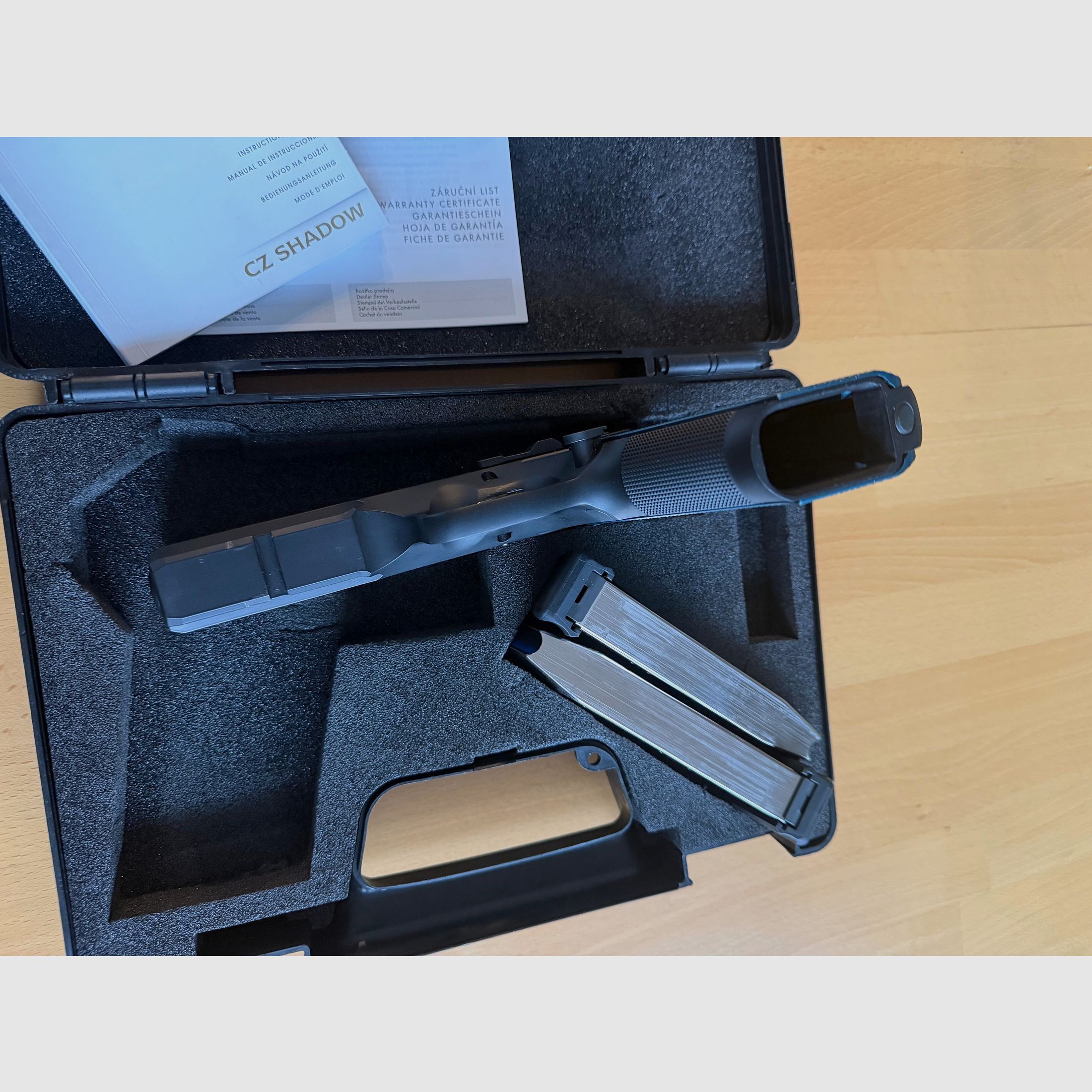 Pistola CZ 75 SP-01 Shadow II Azul Shadow 2 9mm Luger