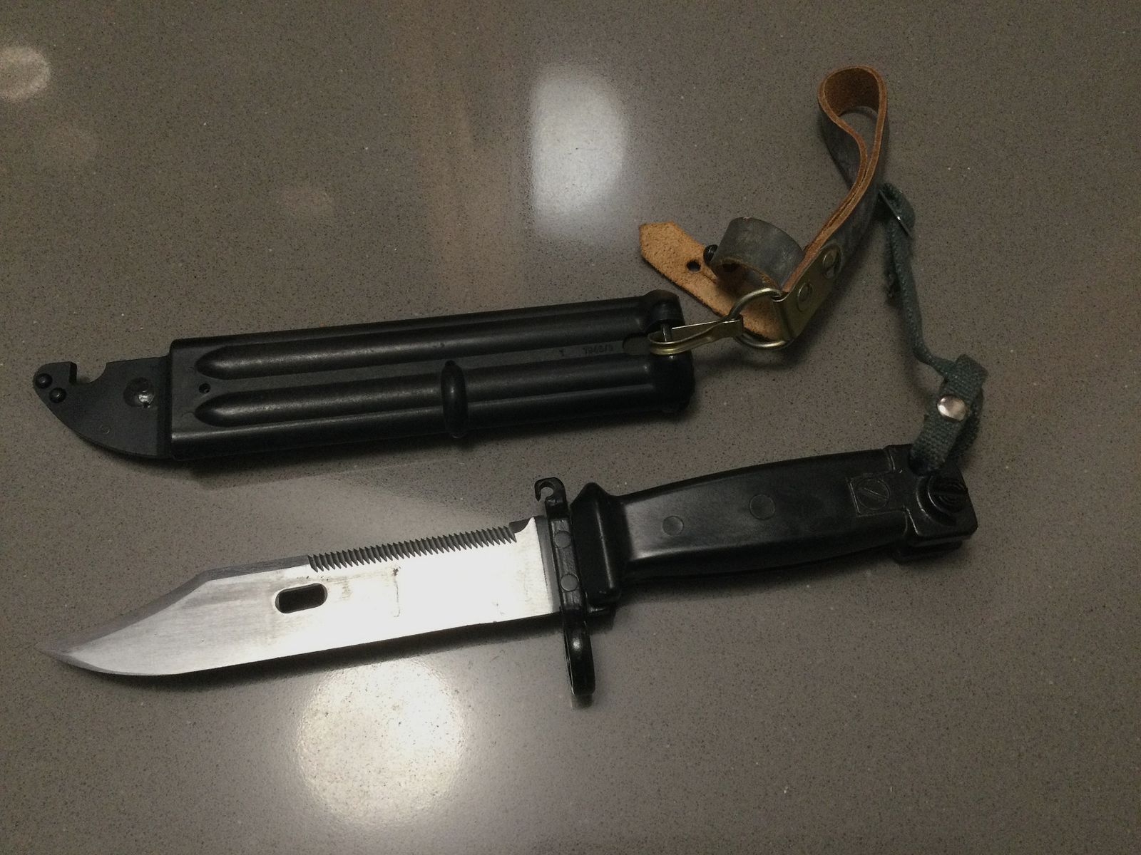 Dolch, Messer, Bayonet AK 47, schöne Erhaltung, Sammler