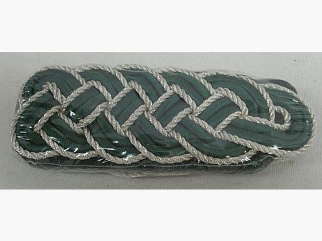 Schultergeflecht 5-bogig - silberfarbigen Metallgespinst