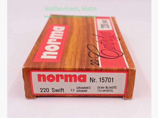 Norma Long Rifle Cases .220 Swift