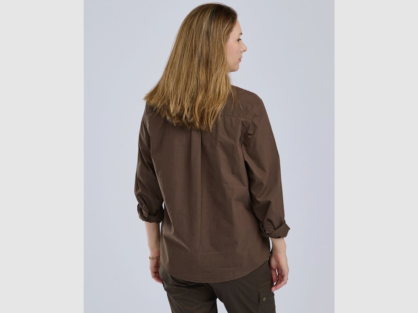 Pinewood InsectSafe Poplin Blouse (Dark Olive), imagen 6 de 6