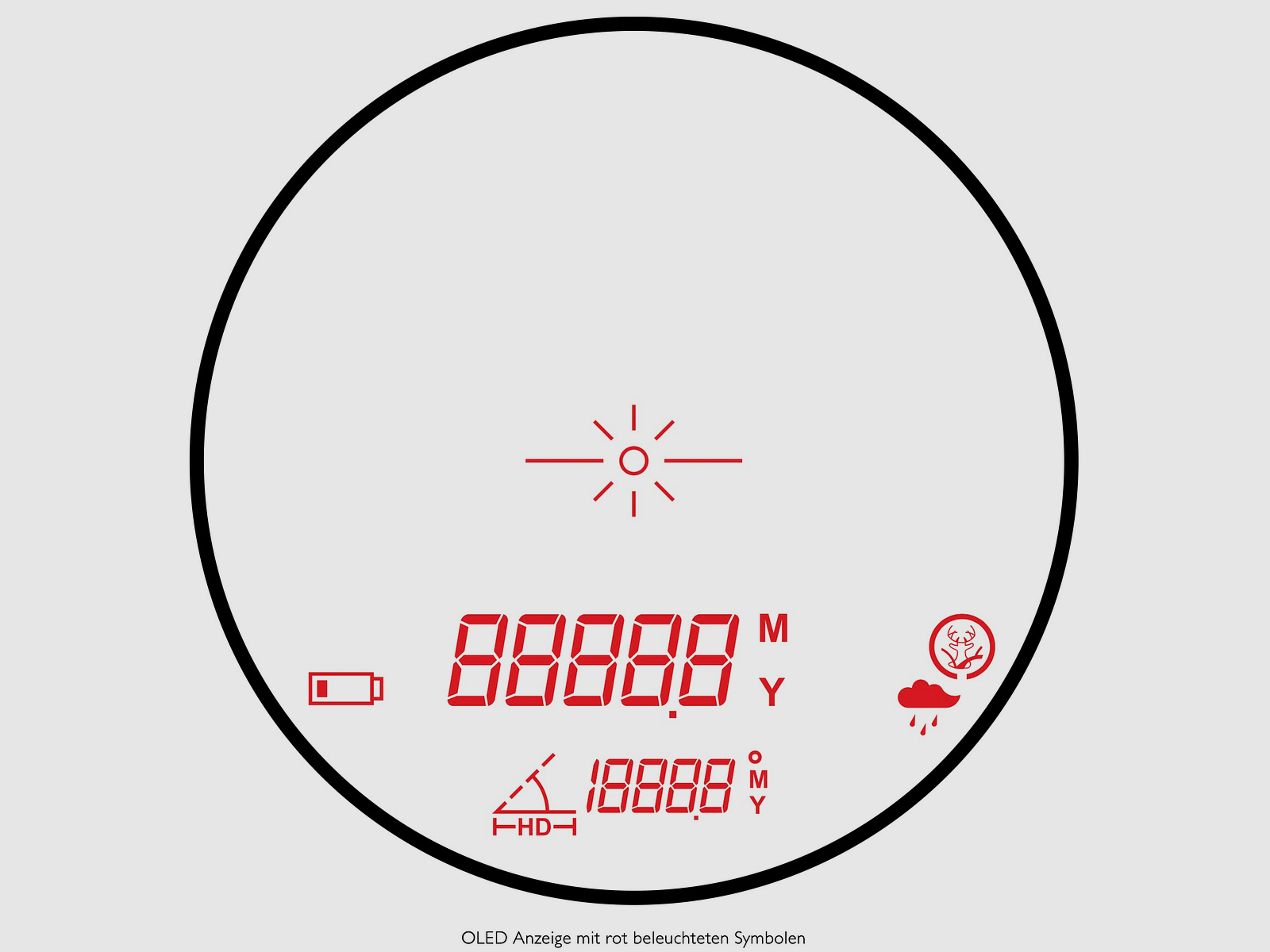 HAWKE 41211 Laserafstandsmeter Endurance 1000 Afstand Hoek Regen Jacht