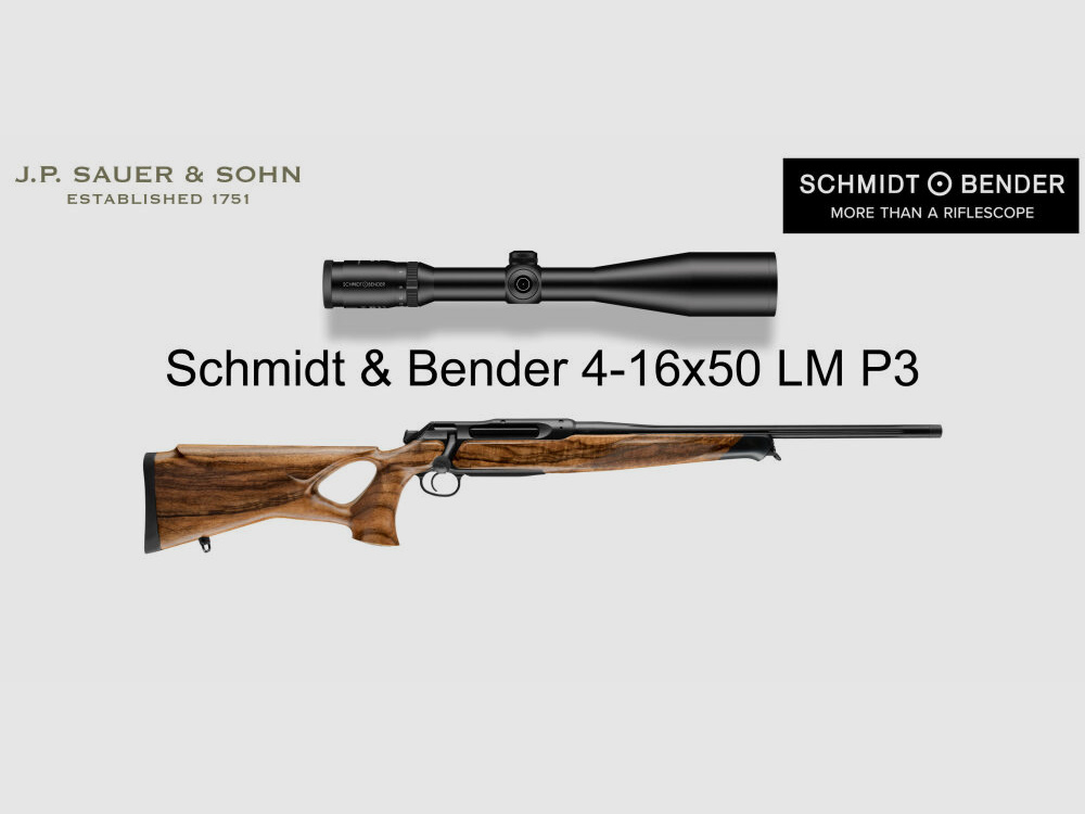 J.P. Sauer & Sohn Sauer 505 ICONIC Stock HQ5 Equipment Package HIGHLAND | .308 Win. | Schmidt & Bender 4-16x50 Long Range