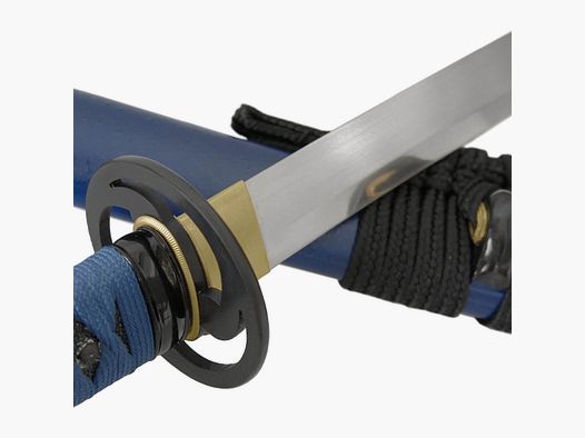 Katana Aoi Domoe Samuraischwert Metall Klinge Federstahl sehr scharf!