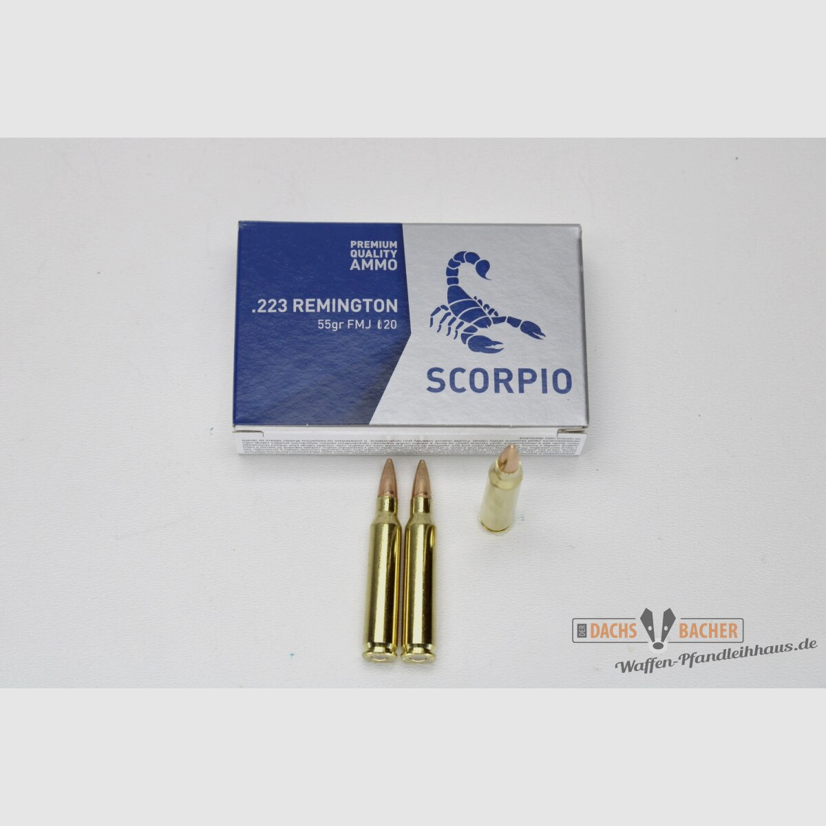 STV Technology Scorpio .223 Rem 3,6g/55gr FMJ BT 20 Schuß
