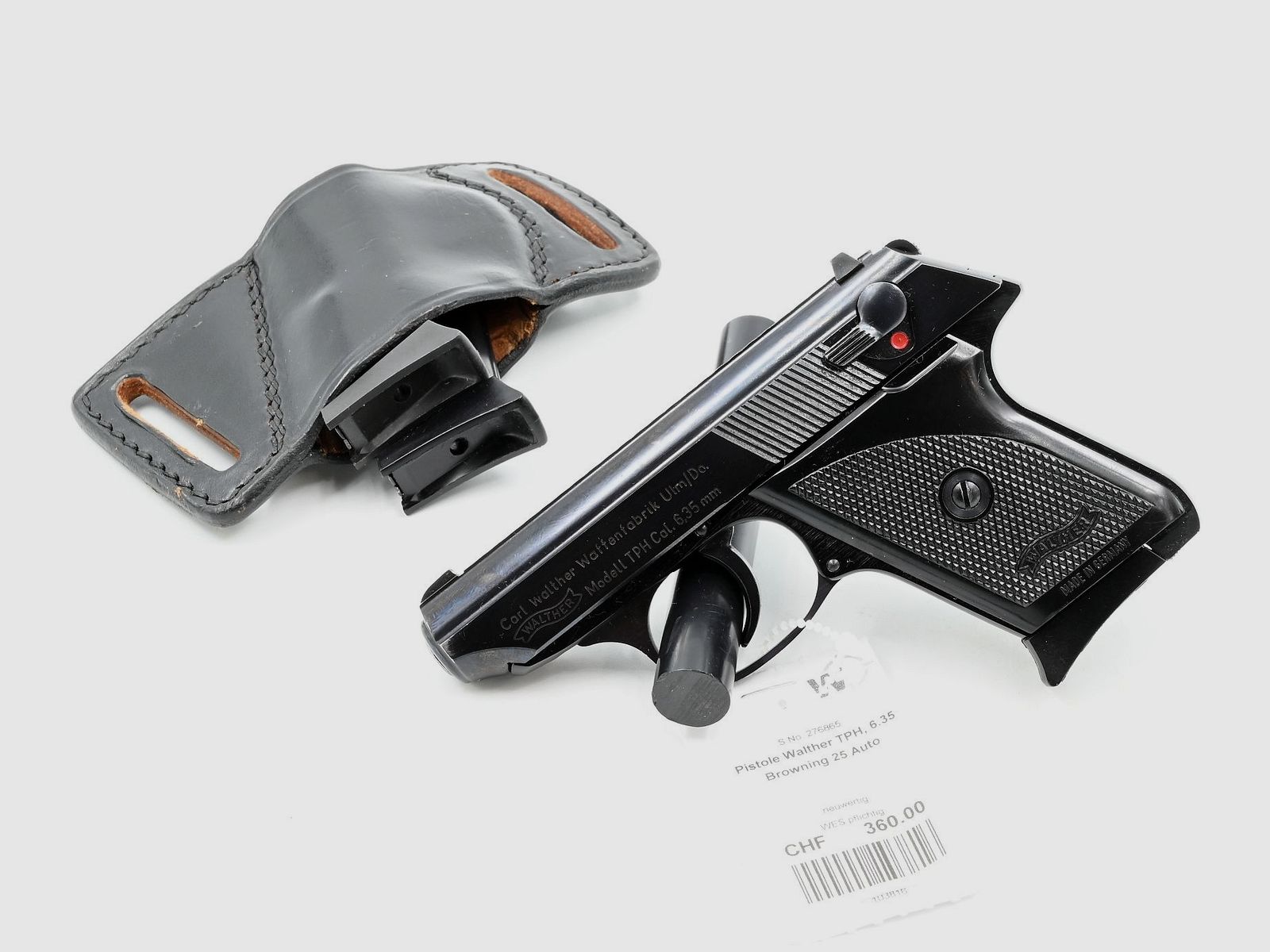 Pistole Walther TPH, Occ., 6.35mm, in original Schachtel, Bild 1 von 2