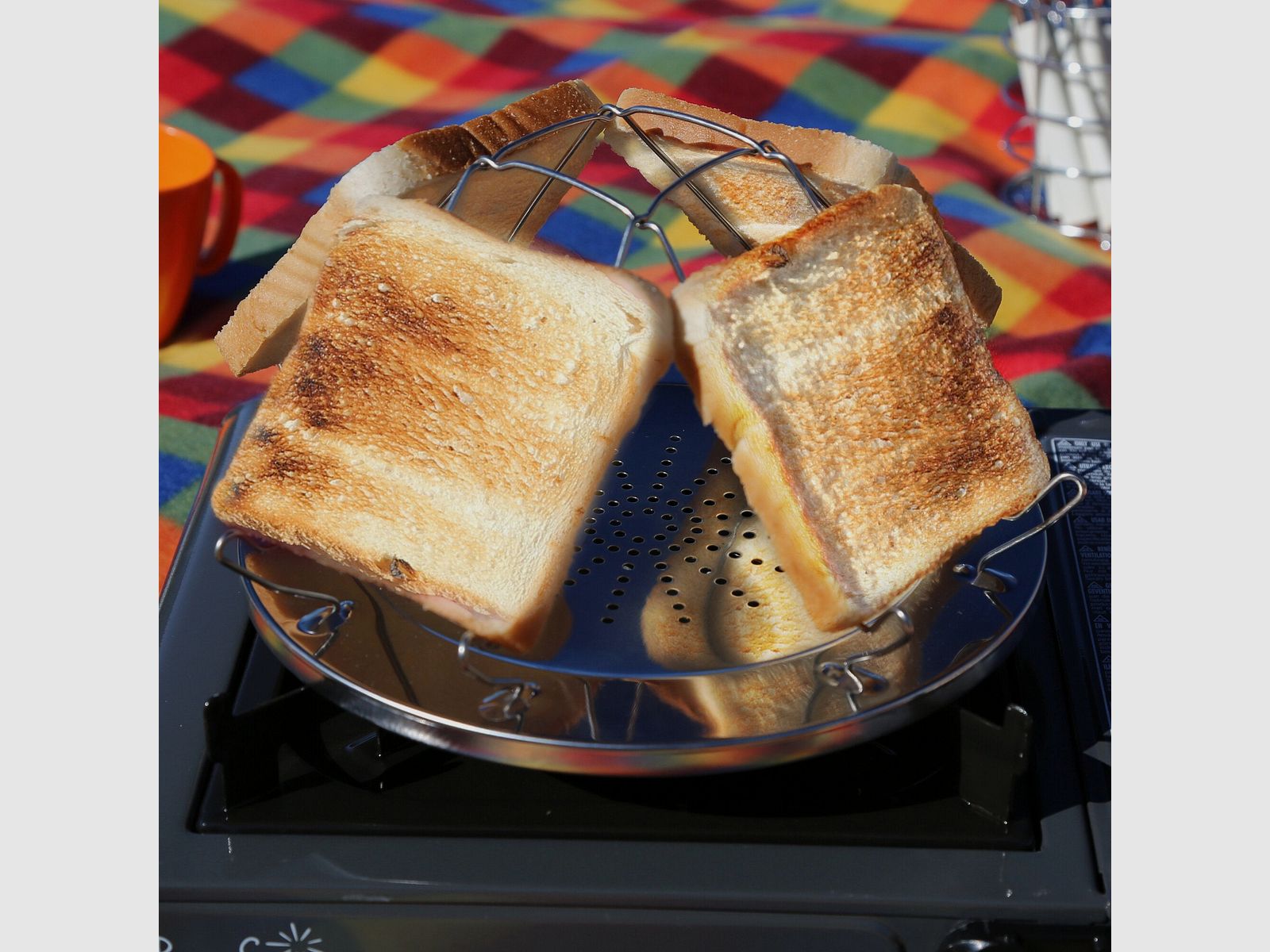 Stainless Steel Camping Toaster, image 3 of 4