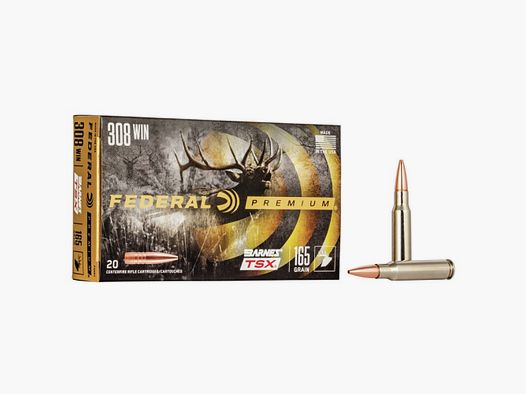 308 Winchester Federal 165 gr Barnes TSX VE20