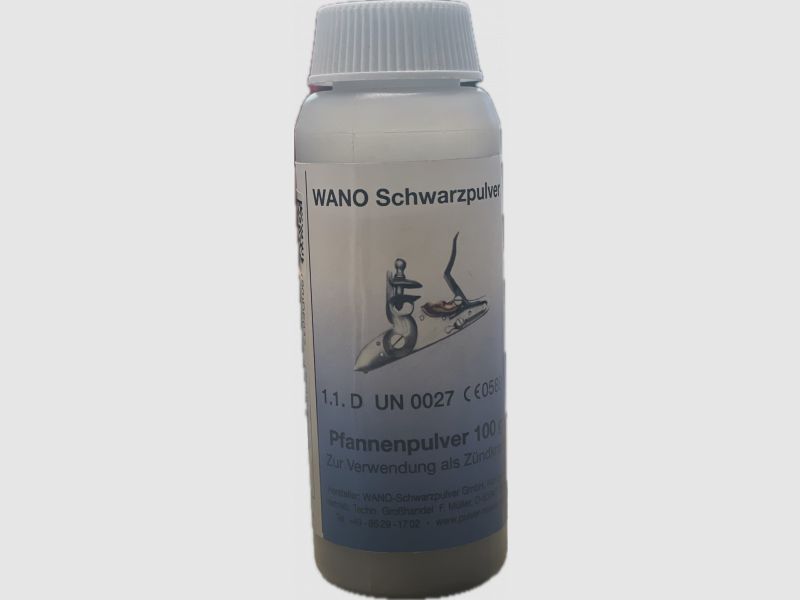 WANO PFANNENPULVER / ZÜNDKRAUT - 0,15 - 0,42 MM - 100 G.