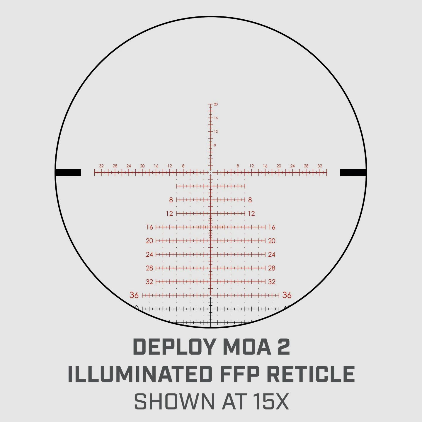 Bushnell Match Pro ED 5-30x56 Zielfernrohr – Deploy MOA 2 FFP-Absehen