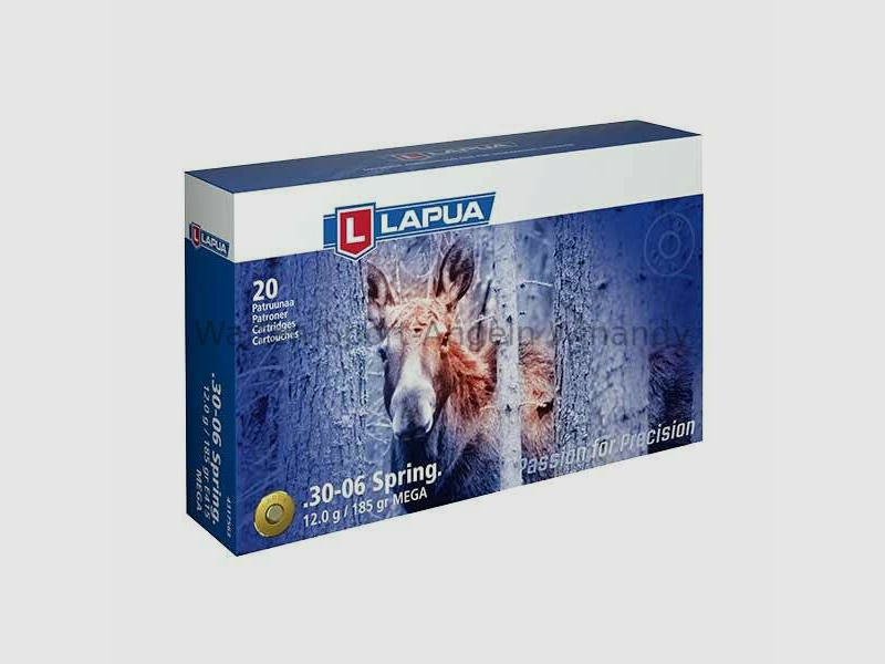 LAPUA	 30-06 WIN MEGA 12/185 20er - nur noch 8 Packungen