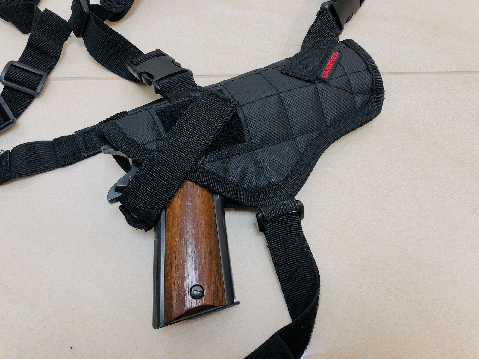 ••• Holster - Lot / 4x Cordura - Pistol holster •••