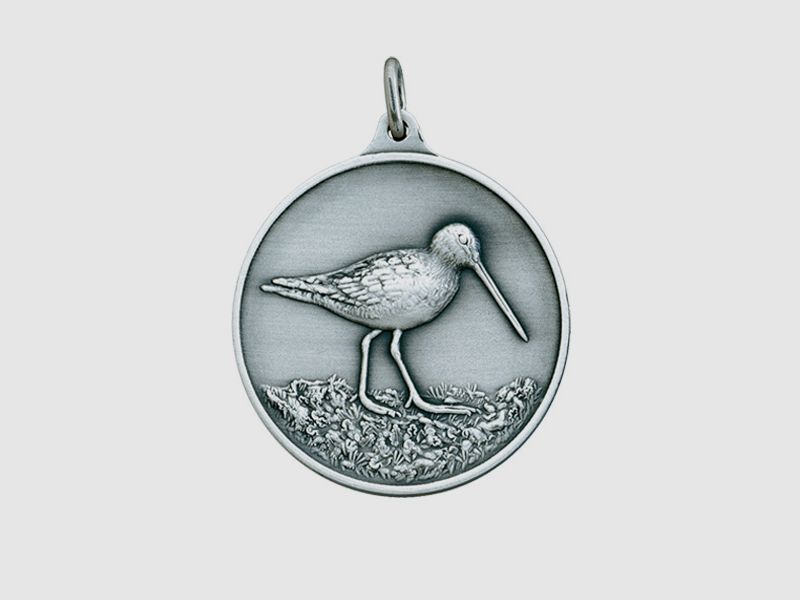 Steinhauer&Lück Jagdmedaille Schnepfe Altsilber