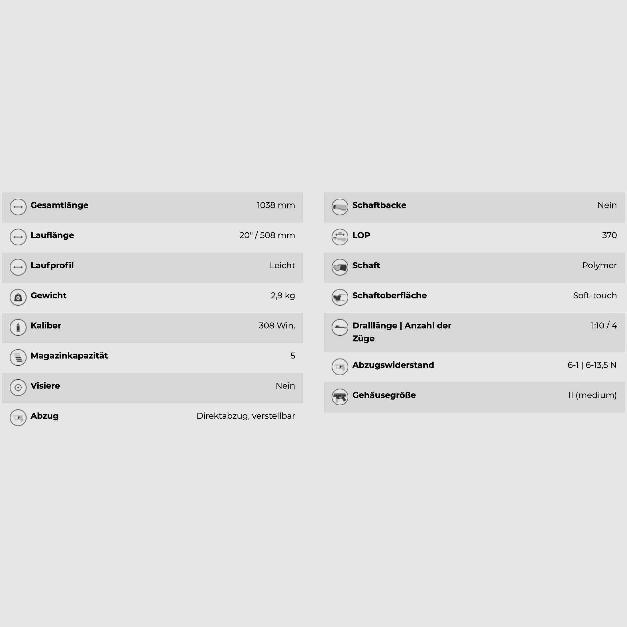 CZ 600 Ergo herhalingsgeweer .308 Win. instelbare directe trekker Dural gatenkolf