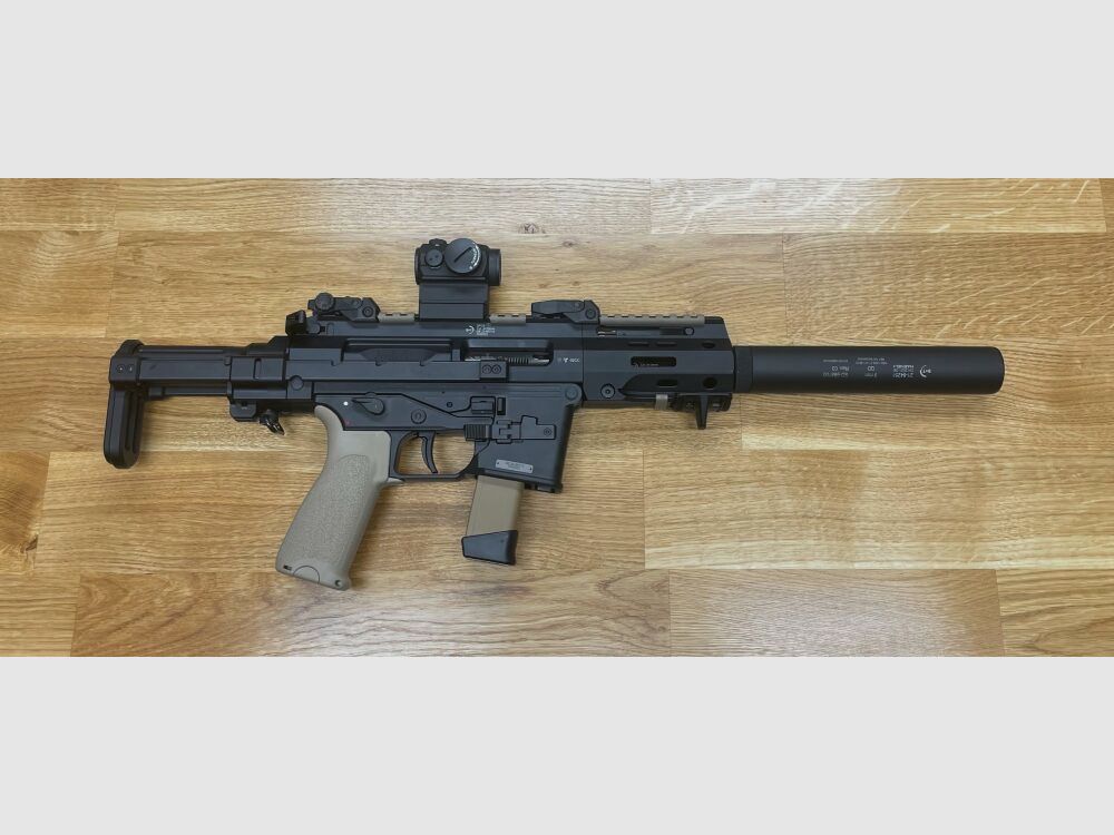 B&T AG SPC9 PDW G - halbautom. Pistole 9mmLuger - Typ Glock 9mm Magazine ähnlich GHM9 APC9 Pro - SPC9 Selbstladekarabiner / SLK/PCC