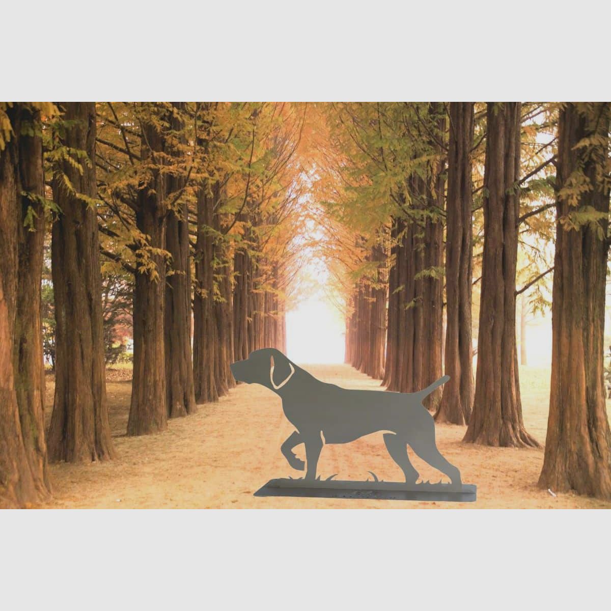 Skulptur "Vorstehhund"