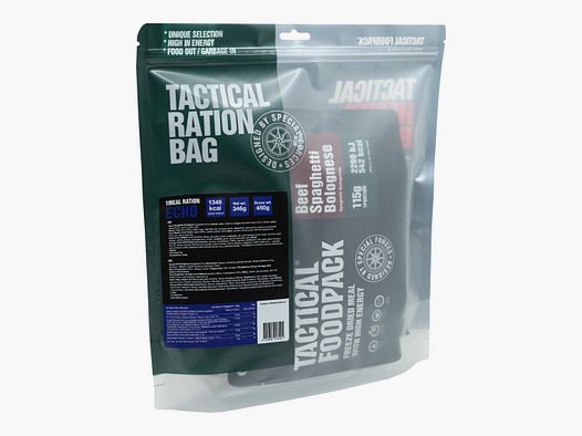 Tactical Foodpack 1 Meal Ration Echo Schwarz